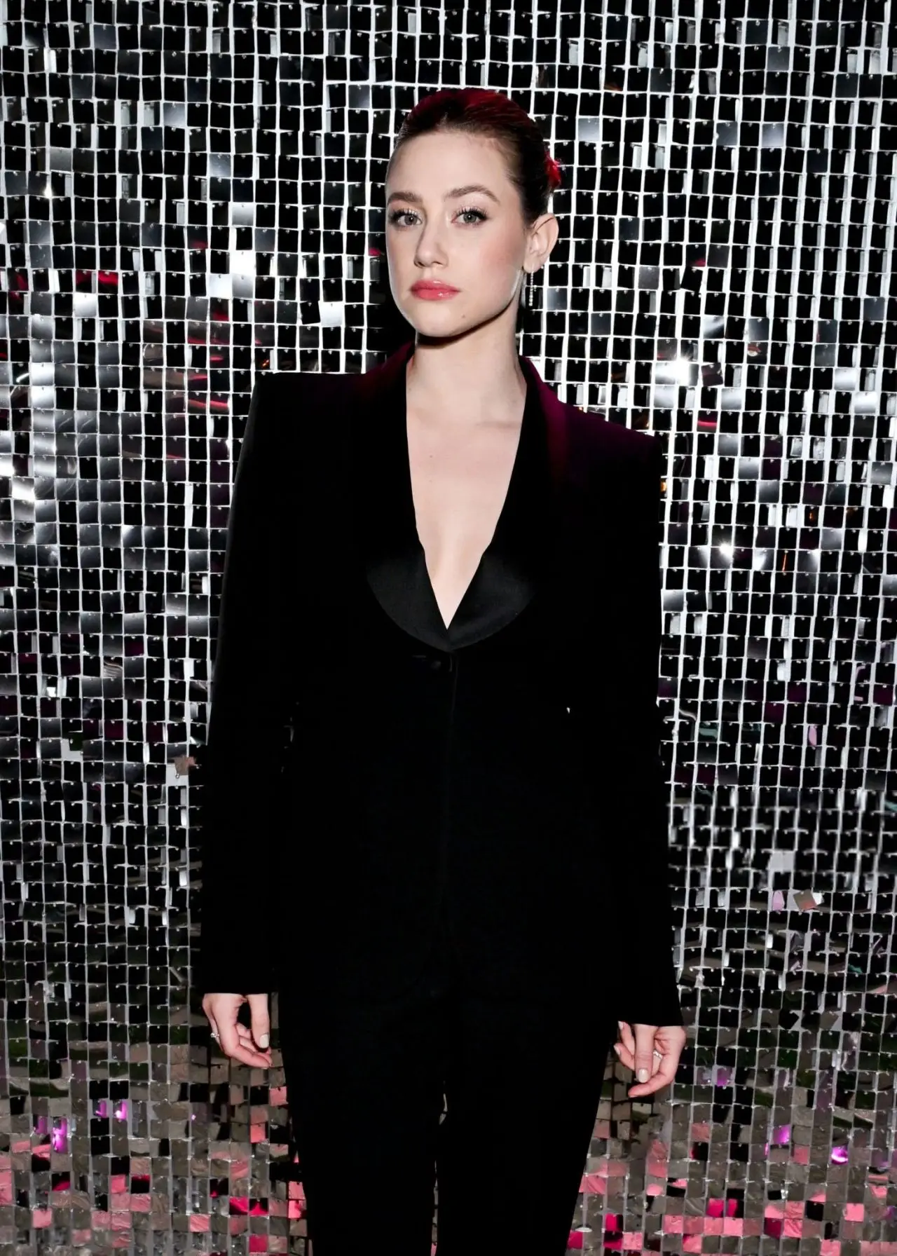 Lili Reinhart Stills at Giorgio Armani Prisma Glass Launch Party06